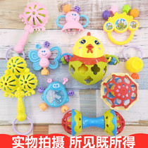 Baby toys 6 months puzzle newborn baby 0-6-12 months 1-3 years old grasp rattle hand crank male girl
