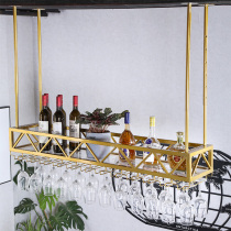 Eurostyle Iron Art Bar Terrace Hanger Upside Down Red Wine Glass Shelf Bar Deco hanging cupboard Hanging Wine Cabinet Wine Rack