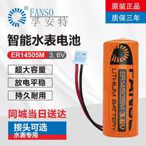Wuhan Fuante ER14505M 3 6V water meter battery Lithium battery Power type industrial control PLC with plug