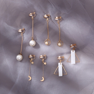 4对!气质冷淡风耳环耳坠