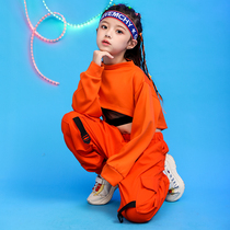 Jazz Dance Costumes Children Fashion Walking Show Girl Street Dance Suit Autumn Girl Dew modern dance Out of service