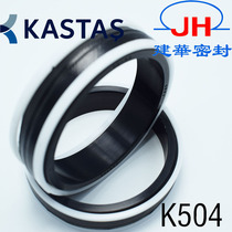Turkey KASTAS cylinder piston oil seal K504 hole high pressure plus cloth seal pump truck Main Oil Seal