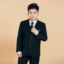 Children's suit suit set Boys' dress Little host Fat children's suit fattens and increases school uniform British style coat