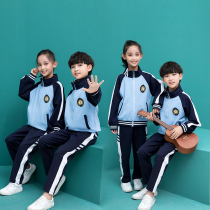 Primary school uniforms spring and autumn suits British style first grade school baseball uniforms childrens new mens and womens sports class uniforms