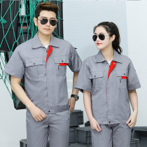 Summer Short Sleeve Long Sleeve Worksuit Suit for men and women blouses Steam repair Lawsuit Thin Breathable Factory Workshop Customised