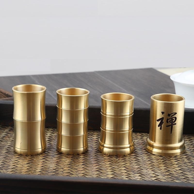 Kung fu tea tea sets accessories tea six gentleman ChaGa cooper pure copper YangHuBi ChaZhen teaspoons of tea