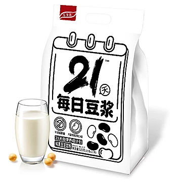 【不多言】21包无糖纯豆浆粉525g[10元优惠券]-寻折猪