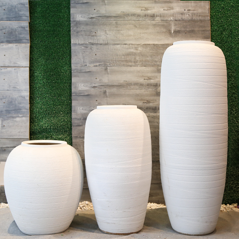 Jingdezhen restoring ancient ways of large sitting room coarse some ceramic vase hotel porcelain flower restaurant club show big furnishing articles
