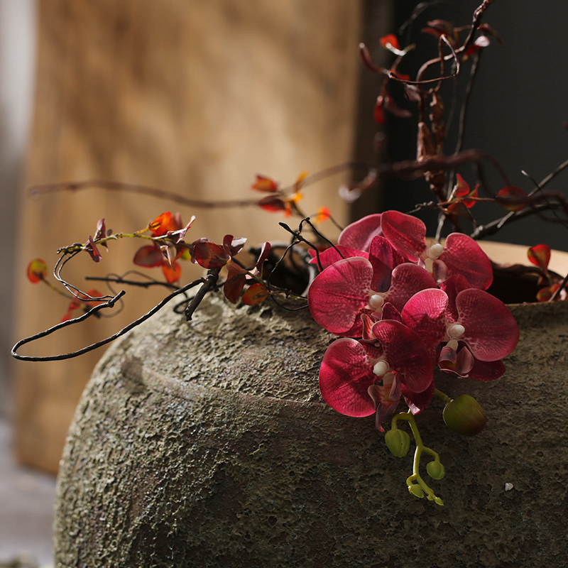 Sitting room ground simulation flower vases, decorative dried flowers restore ancient ways home furnishings jingdezhen nostalgic ceramics decoration furnishing articles