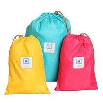 Drawing Rope Waterproof Bunch Pocket Small Cloth Bag Travel Cashier Bag Liu Tao Same Style Korea Tourist Shoes Underwear Finishing Shoes Bag