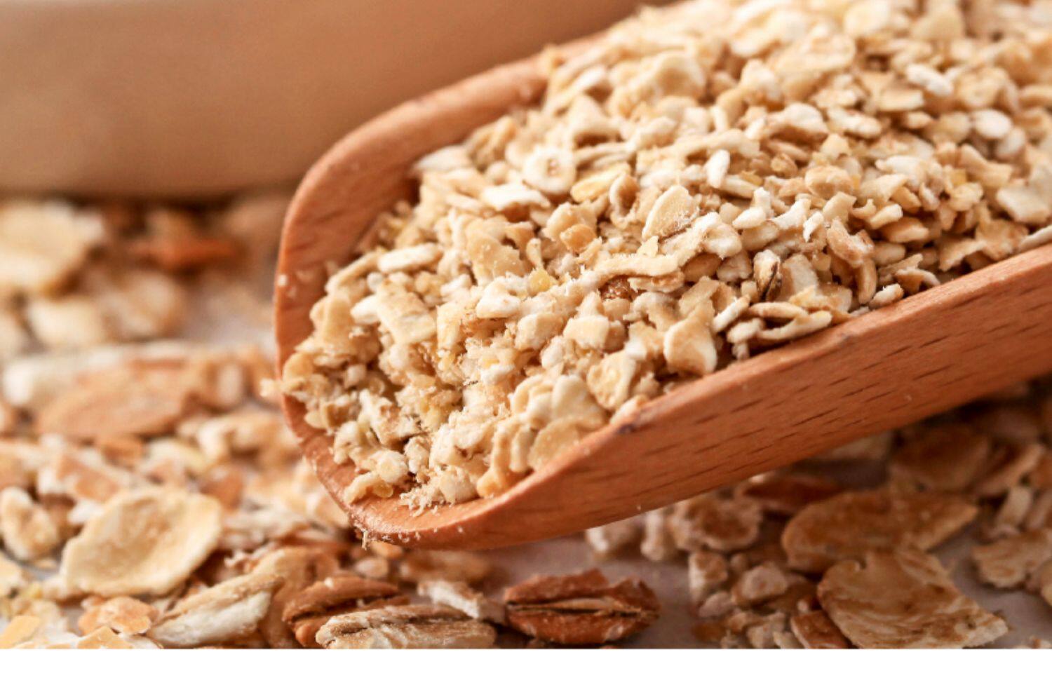 好哩清道麸进口燕麦麸皮即食无蔗糖免煮麦片健身代餐麦麸冲饮谷物_猴