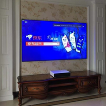 Black grid anti-light curtain ultra-short focus laser TV projection narrow frame Fresnel hard screen 100 120 150 inches