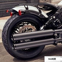 Indian original scout scout scout modified chrome-plated new bass tail exhaust bobber black exhaust