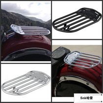 Indian original chief black horse with back seat Chrome luggage rack leader with black rear shelf