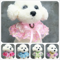 Pet supplies dog saliva towel Teddy Bears Bear VIP bibs pet accessories small dog collars