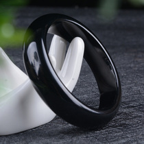 Jiu Gong Jewelry natural Xinjiang Hetian jade seed material green yellow jade blue sheep fat White sheep fat 95 Khotan black sheep fat bracelet