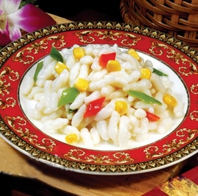 鱼类制品舌尖上中国2美食酒店私房菜果味白鱼米淡水鱼糜速冻鱼肉