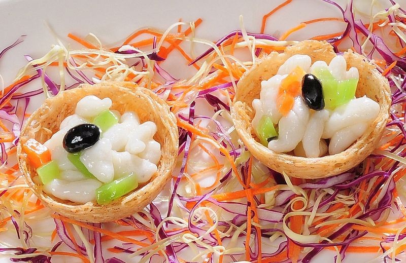 鱼类制品舌尖上中国2美食酒店私房菜果味白鱼米淡水鱼糜速冻鱼肉