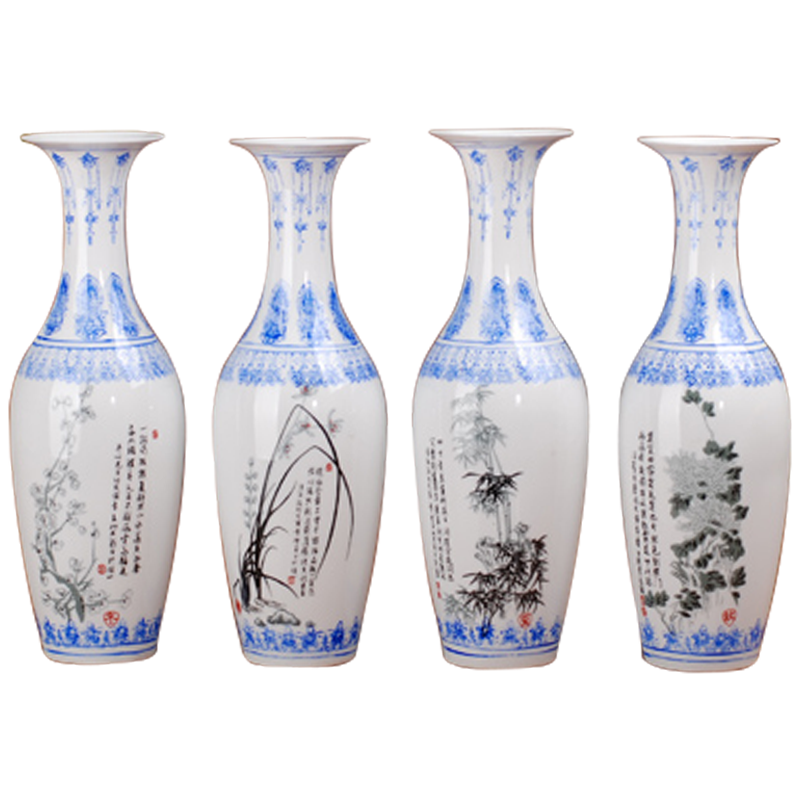 Modern fashion 163 jingdezhen ceramics thin foetus porcelain vase thin foetus bottle by "patterns" gift box packaging