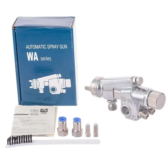 wa-200 reciprocating paint spray gun Pneumatic spray tool High atomization automatic paint spray gun
wa-200 reciprocating paint spray gun Pneumatic spray tool High atomization automatic paint spray gun