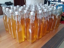 Glutinous rice wine bottle carrying empty bottle empty bottle bubble bottle one catty glass small mouth wine bottle filled with white wine bottle