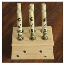 Solid Wood wooden solid wood six-hole moxibustion box Warm moxibustion box 6-eye waist and abdomen moxibustion device with gynecological moxa moxibustion box