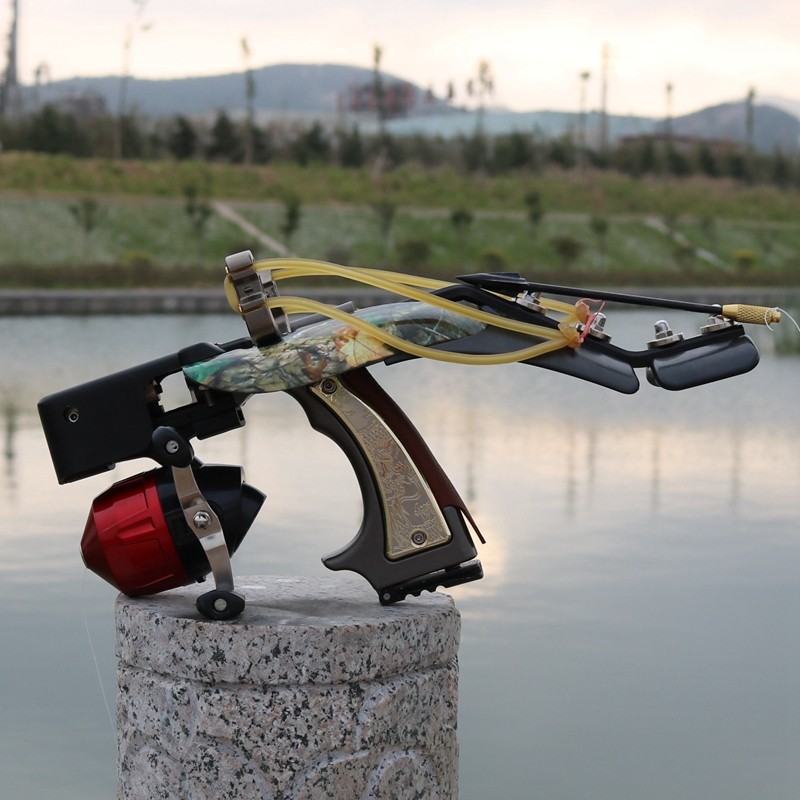 打鱼弓精准弹弓射鱼器套餐弹工射鱼神器教官一体弓红外线抢枪打鸟