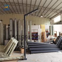 Park upright post modern light 7 characters courtyard lamp villa garden street light lawn lamp LED engineering view lamp 3 m 4 m