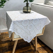 Universal lace bedside table cloth TV washing machine refrigerator cover dust cover multi-purpose sofa armrest cover
