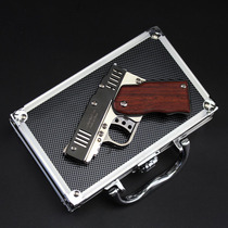 New all-metal crafts play rubber band gun blowback can be re-rifled childrens toy rubber band gun