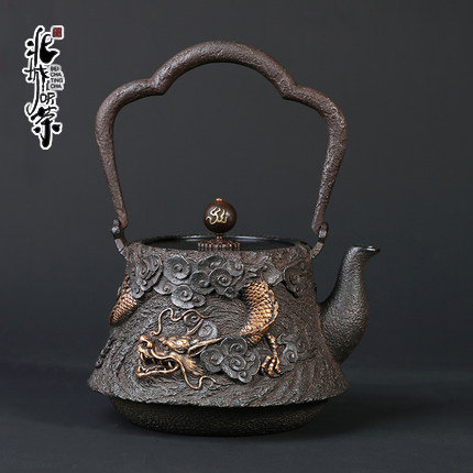 Iron Iron pot of cast Iron tea pot, kettle pot electricity TaoLu teapot household Iron pot of tea, coating