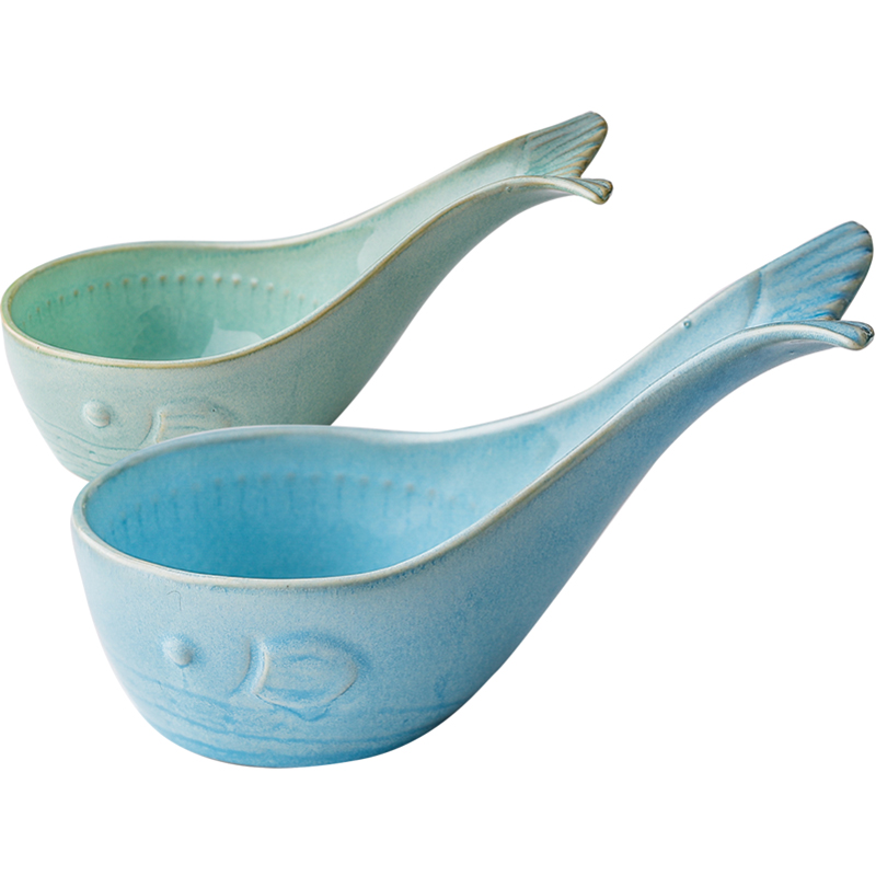 Nordic ins wind whale lovely roast small bowl of household ceramic bowl bowl bowl creativity tableware bowls