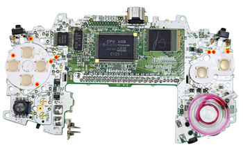 GBA modified membrane button kit GBA modified machine GBA modified sp button ຫ້ອງເຕັ້ນດິຈິຕອລ