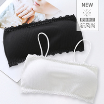 Underwear woman no shoulder strap beauty back smear type No steel ring to gather thin and sexy wrap-style anti-walking light to bottom bra