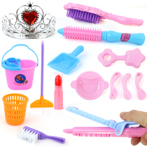Doll toys Doll accessories Clothes Hair accessories Tableware Magic bottle Childrens house girl toys
