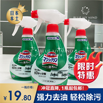 Kitchen to oil stain spray Japan Original Flower King Foam Type Range Hood Spray Cleanser 400ml