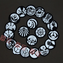 SCP Mobile Task Force MTF nine-tailed fox red right hand reflective logo armband velcro chapter Backpack sticker