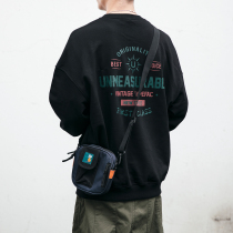 Sun-series retro-rounded collar plus suede thickened necropolis with male boomers Loose Jacket Autumn Winter New Korean Version Tide Jacket