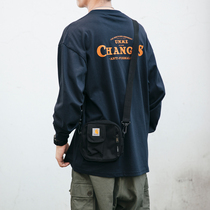 Vintage long sleeve T-shirt mens 2020 new autumn trend base shirt mens T-shirt top Tide brand thin pullover sweater