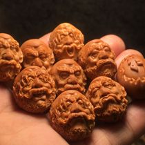 Gu Yongfang Studio Works Damo Morphic Nuclear Sculptures Olive Nuclear Sculptures Pure Handmade Su Laborers Nuclear Carvings