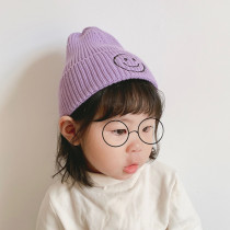 Children's Wool Hat Tide Girls Knitted Hat Korea ins Korean Candy-colored Fall Winter Boys Baby Wool Hat