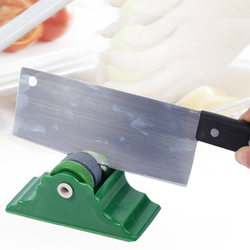 Free shipping household knife sharpener kitchen gadget practical round quick sharpening stone with base knife sharpener