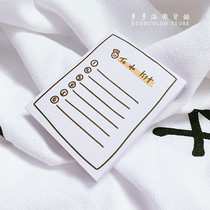 Korean ins cute to do list list sticky book creative girl heart cartoon message notepad