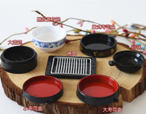 Bakeware ultra light clay handmade diy accessories cream clay food play simulation mini container sushi box steamer