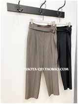 XTHEMCAPS Korean KL customer supply fabric exquisite thick super nice plate belt 9-point pants 2 color