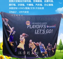Custom star peripheral Kobe Bryant bed sheets childrens air conditioning blanket travel cover blanket office sofa car blanket