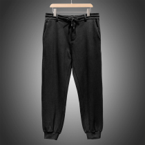 Mens West Lake Pavilion (JP) Autumn parent-child outfit ~ elastic waist cotton nine-leg pants JP327
