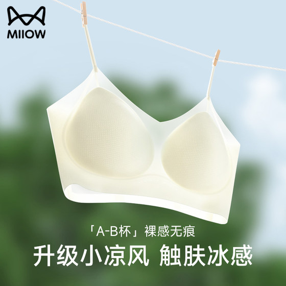 Cat man thin shoulder strap underwear for women in summer thin small breasts gathered and traceless beauty vest integrated bra 2025 new style
Cat man thin shoulder strap underwear for women in summer thin small breasts gathered and traceless beauty vest integrated bra 2025 new style
