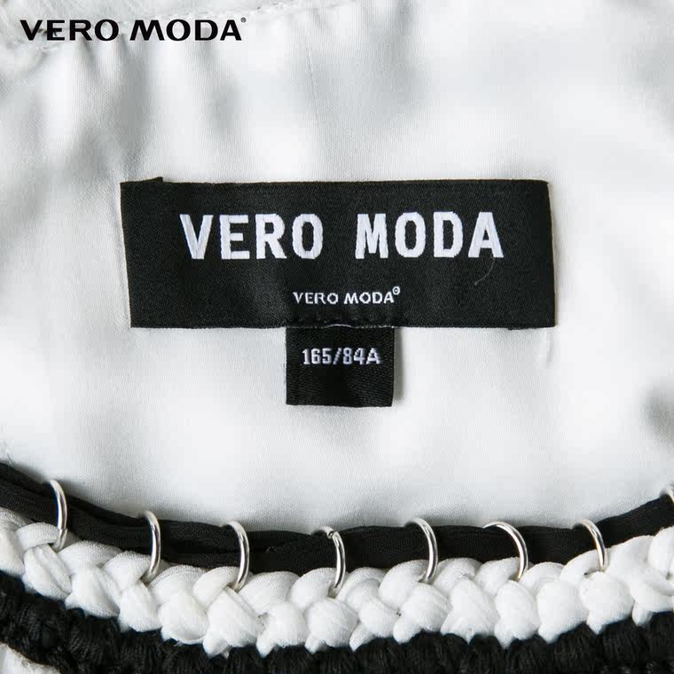 Vero Moda雪纺挂脖设计大裙摆连衣裙|31527A014