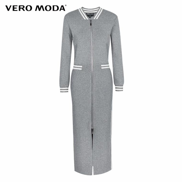 Vero Moda欧美时尚运动风修身版型针织连衣裙|315346020